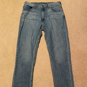 Wrangler Men’s Blue Denim Jeans 36x32 Relaxed Fit